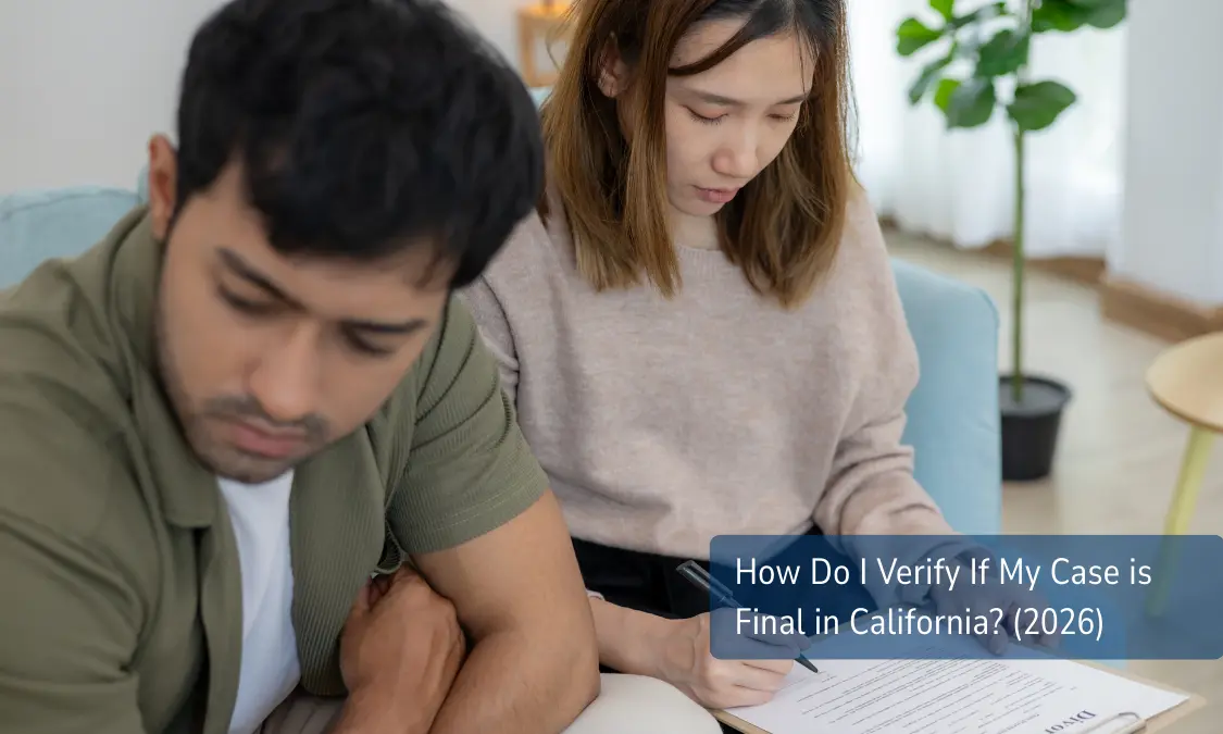 How do I verify If my divorce is Finalized in California
