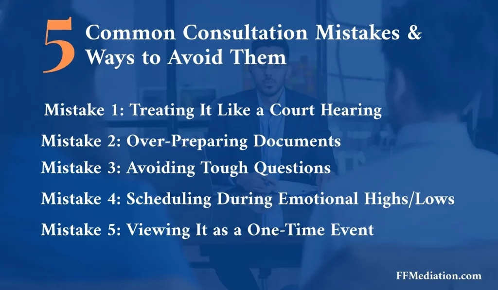 5 Common Consultation Mistakes & Ways to Avoid Them