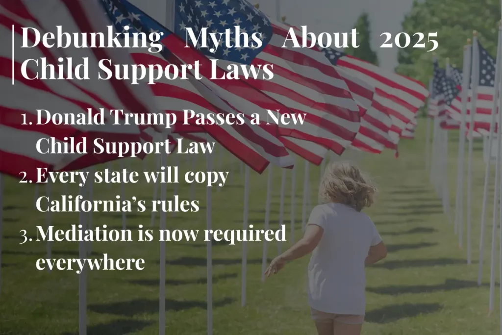 New Child Support law Myths Resolved 2025