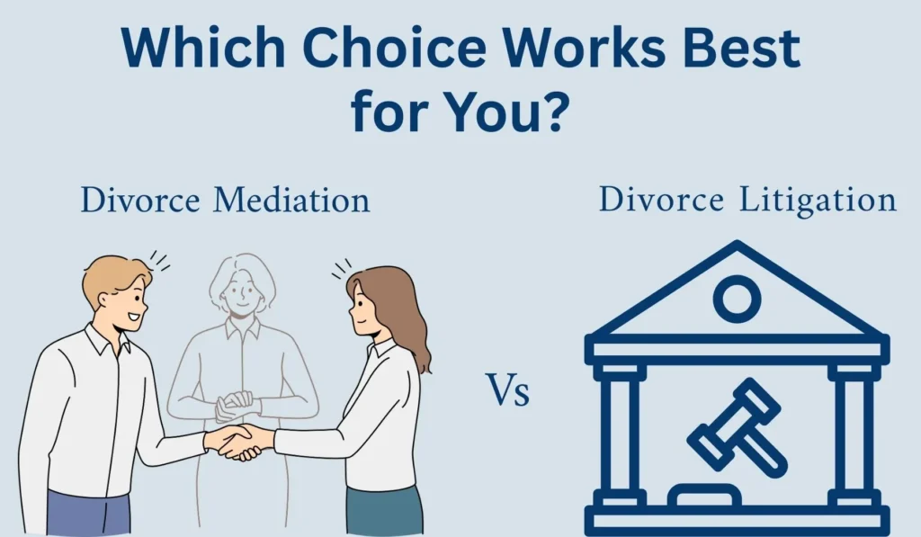 Understanding Divorce Mediation vs Divorce Litigation