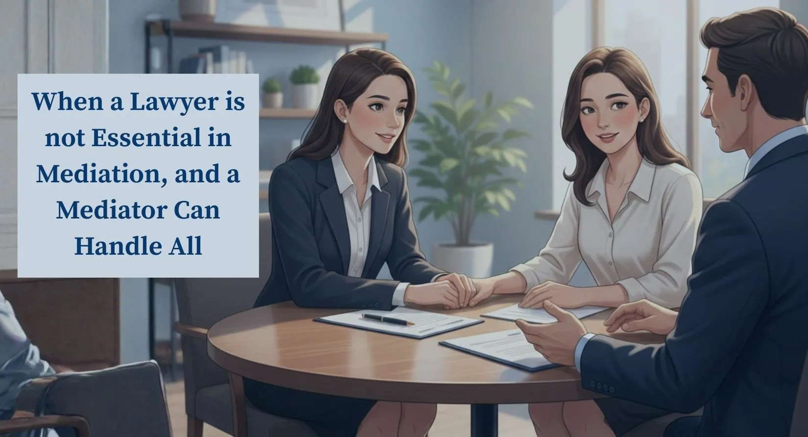 When a Lawyer is not Essential in Mediation, and a Mediator Can Handle All