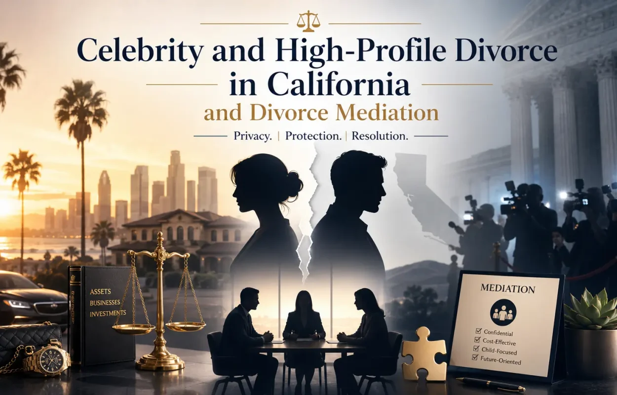 Celebrity and High-Profile Divorce in California and Divorce Mediation