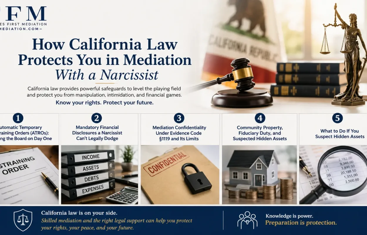 Can You Actually Mediate a Divorce With a Narcissist in California?